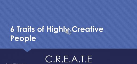 6 Traits of Highly Creative People - Vernon Myers